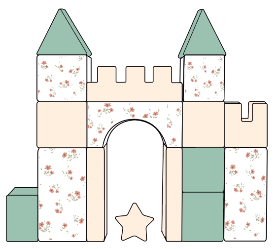 Castle Blocks in Siena