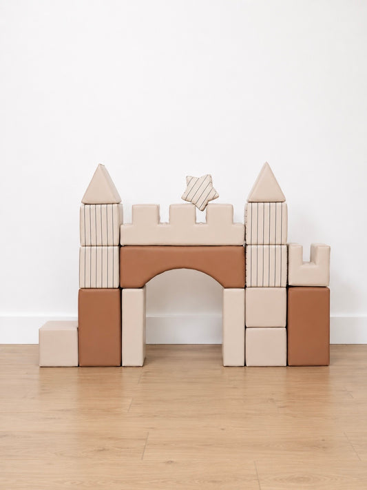 Castle Blocks in Sand